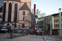 Bergung Sonnengruss Kirche Koeln Bahnhofsvorplatz P054